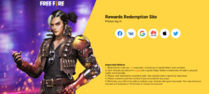 Free Fire Redeem Codes Today 19 December